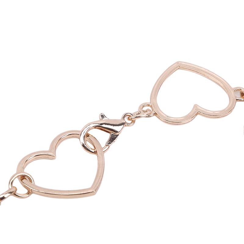 Gold Metal Belt Fashion Women's Silver Waist Chain Women's Heart Chain Belt Dress Accessories