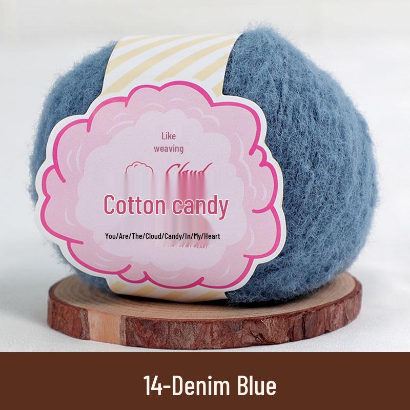 Пряжа для вязания крючком Cloud Candy Dopamine Camel Wool для DIY-вязания и изготовления милых кукол