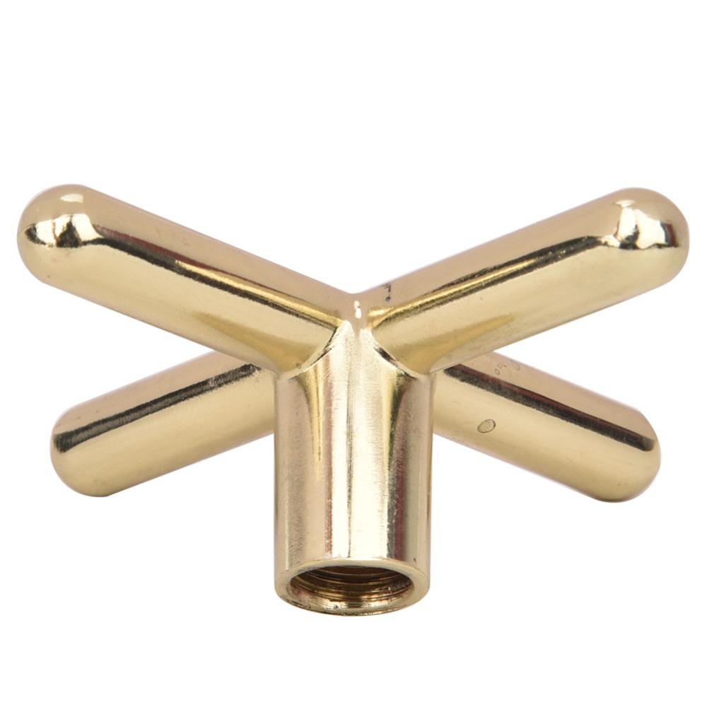 Metal Construction Billiards Bridge Head Brass Coated Pool Cue Bridge Snooker Cue Rest