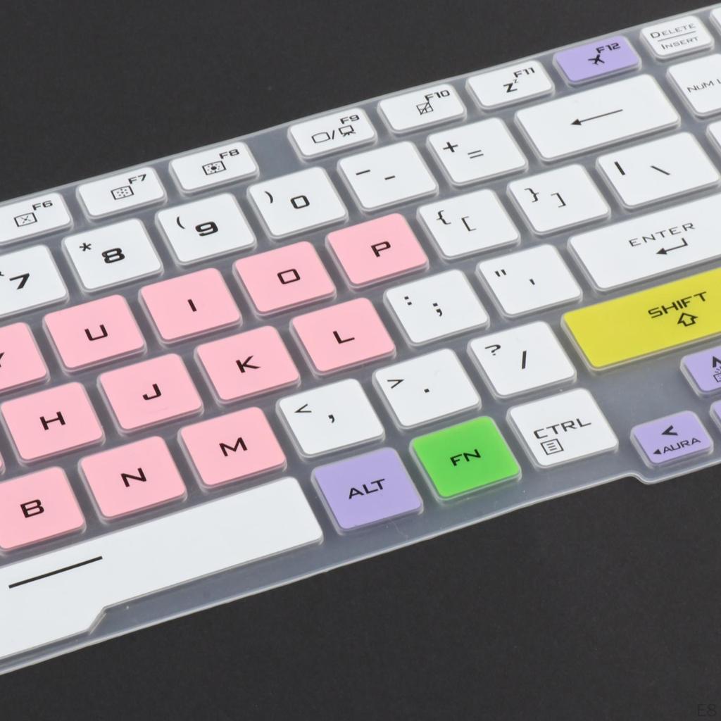 Универсальная защитная пленка для клавиатуры для ноутбуков ASUS TUF Gaming A15, аксессуары черного цвета 