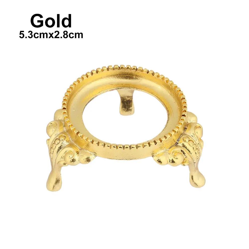 1PC Crown Leaf Flower Crystal Ball Holder Crystal Ball Display Stand Sphere Stone Support Decoration Crafts