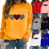 Autumn New Sweater Autumn and Winter Women's Christmas Theme Printing Sweater Round Neck Long Sleeve Casual Sweatshirt Plus Size Top