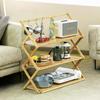 Bamboo Storage Rack Household Kitchen Storage & Organization Shelf Foldable Flower Rack Shoe Rack Kitchen Accessories