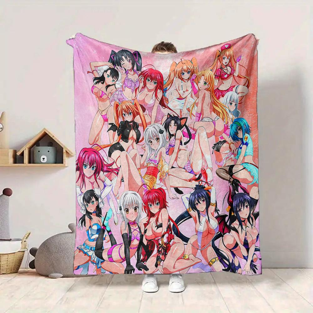 1Pc Fantasy Anime Characters Blanket Soft And Comfortable Casual Warm Camping Travel Christmas Halloween Xmas Gift Em92854