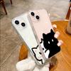 Забавный чехол с парой черных кошек для Redmi A5 A3 A2 A1 15C 14C 13C 13 12 12C 10C 9C 9A 10 9 Мягкий милый прозрачный силиконовый чехол