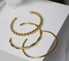 Three, Simple Twist Tie Smooth Winding A Thread Bracelet Bracelet Female Titanium Steel Gold Plating