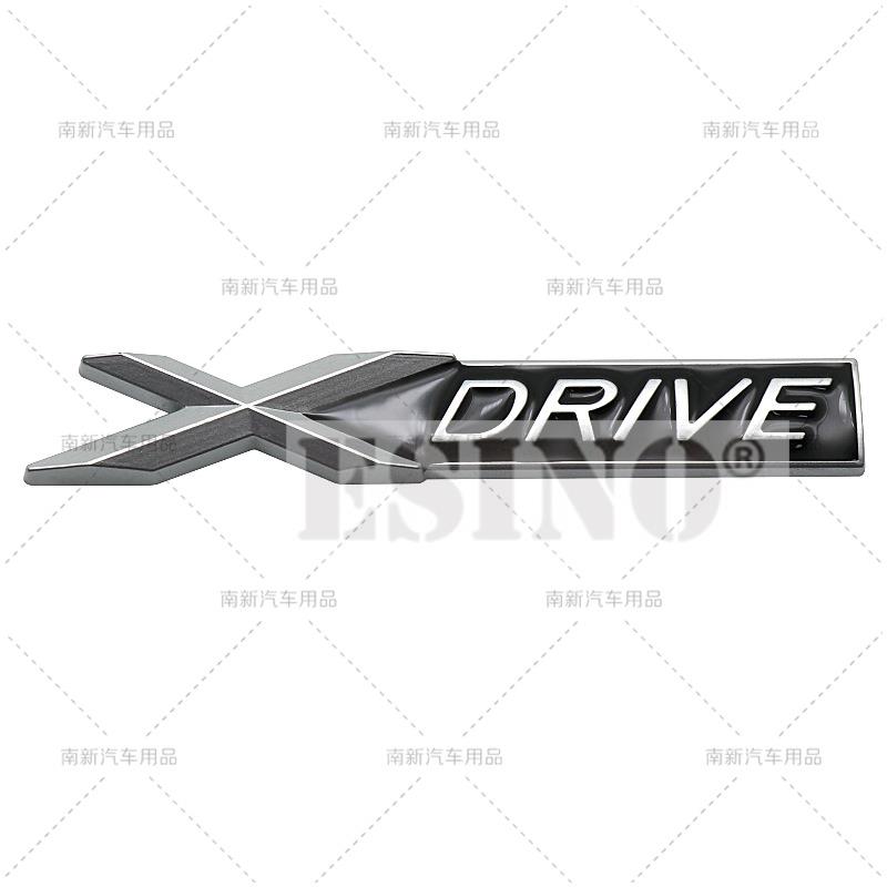 Car Styling 3D Metal Rear Trunk Emblem S Drive X Drive E Drive Badge  Adhesive Emblem for BMW X1 X2 X3 X5 X6 X7 i3 i4 i7 iX iX3