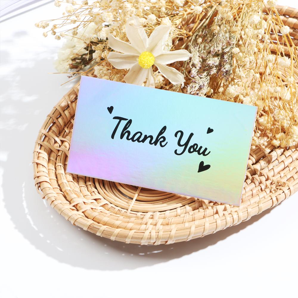 For E-commerce Thanks Notes "Thank You For Your Order" Appreciate Customer Business Greeting Cards