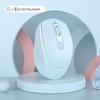 2.4G Беспроводная Bluetooth Двухрежимная Эргономичная Мышь Тихий Щелчок Регулируемый DPI Идеальный Подарок для Офисного Работника Геймера