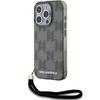 Karl Lagerfeld KLHCP15LHKDPNSK iPhone 15 Pro 6.1" Black/black Hardcase IML Mono KL Pattern & Cord