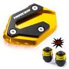 For YAMAHA tracer 900 /gt 700 /gt TRACER 9/gt 7/gt MT-09 SP MT07 CNC Side Stand Enlarge Extension And Tire Valve Air Caps