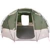 Dome Tent with Canopy and Storage Green 475 x 475 x 235 cm Taffeta