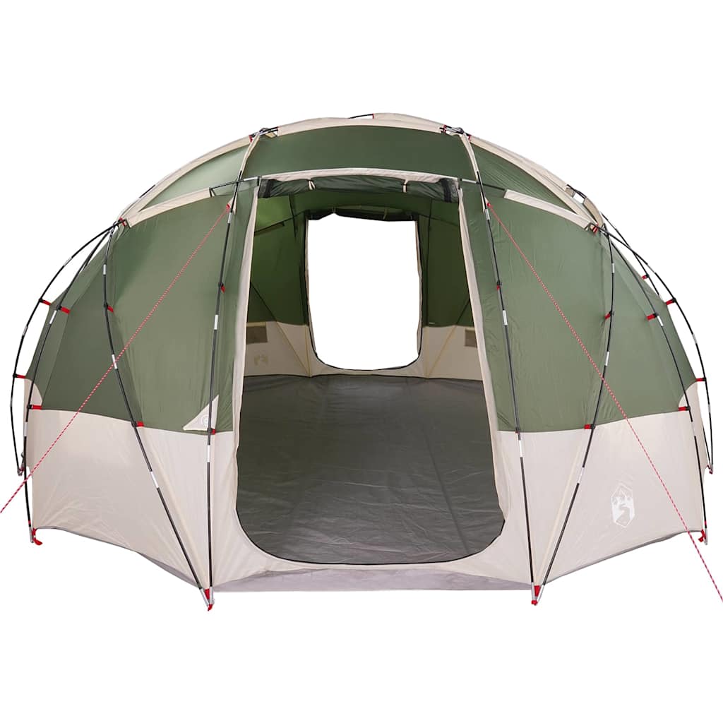 Dome Tent with Canopy and Storage Green 475 x 475 x 235 cm Taffeta