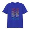 Kelce Vintage Retro T Shirt Vintage Washed Soft Unisex Breathable Homme Versatile Stretched Casual Comfortable Slightly Graphic