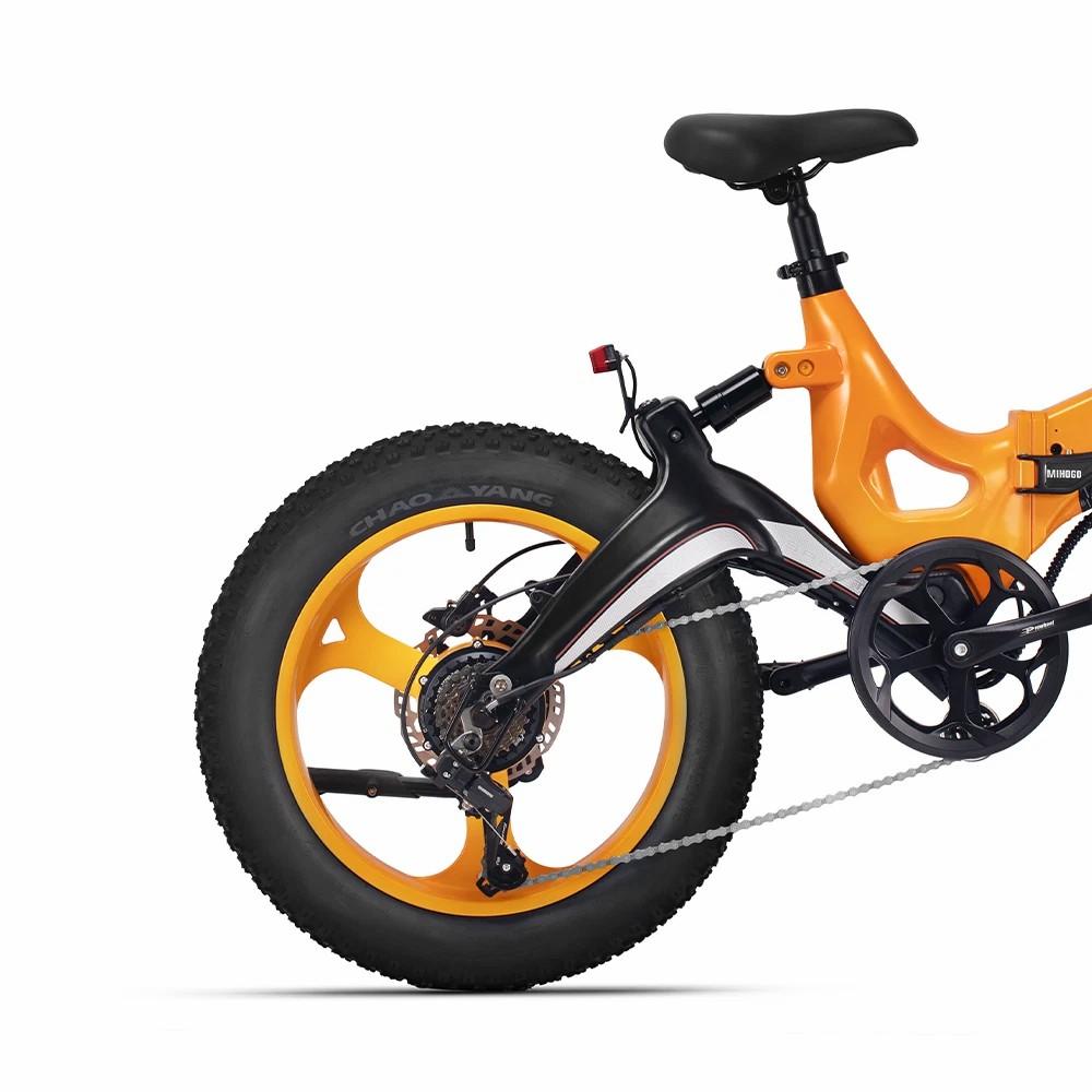 Electric Bicycle Adult MIHOGO 20" 750W Motor CIty Ebike 48V 12.8AH Max Range 100Km Load 120Kg 7 Speed NX
