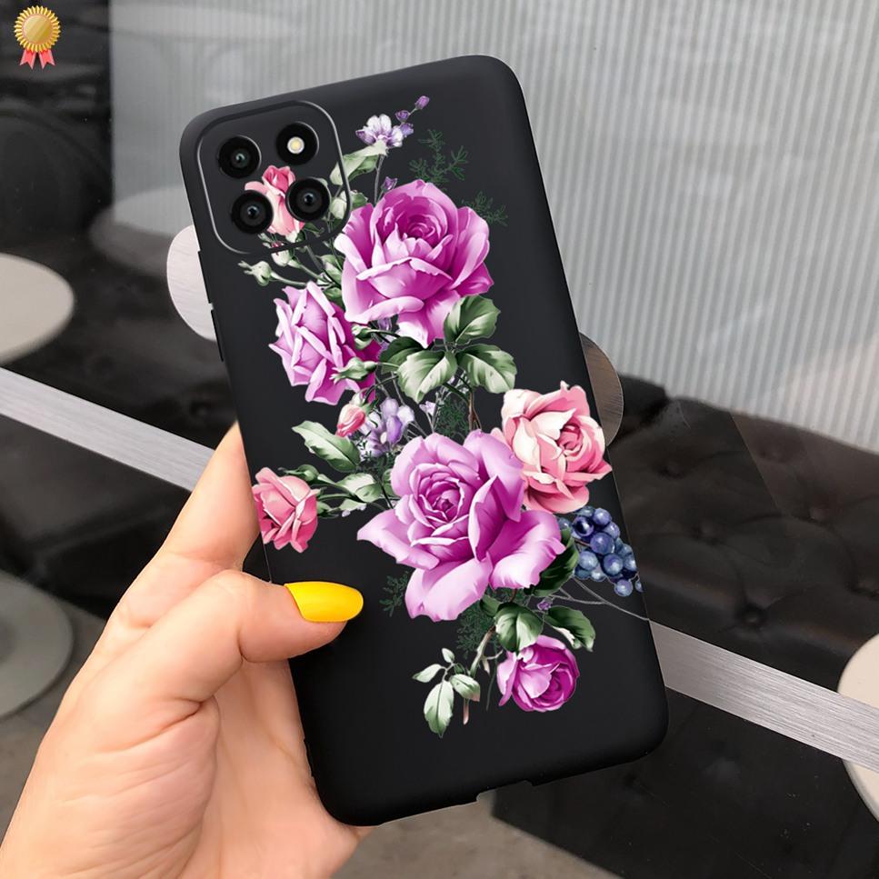 For Samsung A22 A22S 5G Case Cute Flower Butterfly Shockproof Silicone TPU Cover For Samsung Galaxy A22 A22S 5G Phone Case Funda