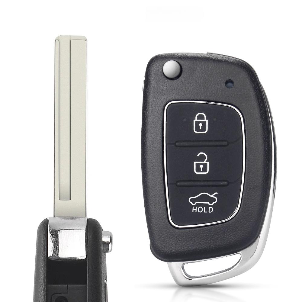 3/4 кнопки откидной складной чехол для автомобильного дистанционного ключа для HYUN.DAI Mistra Santa Fe Sonata Tucson Accent I30 I40 I45