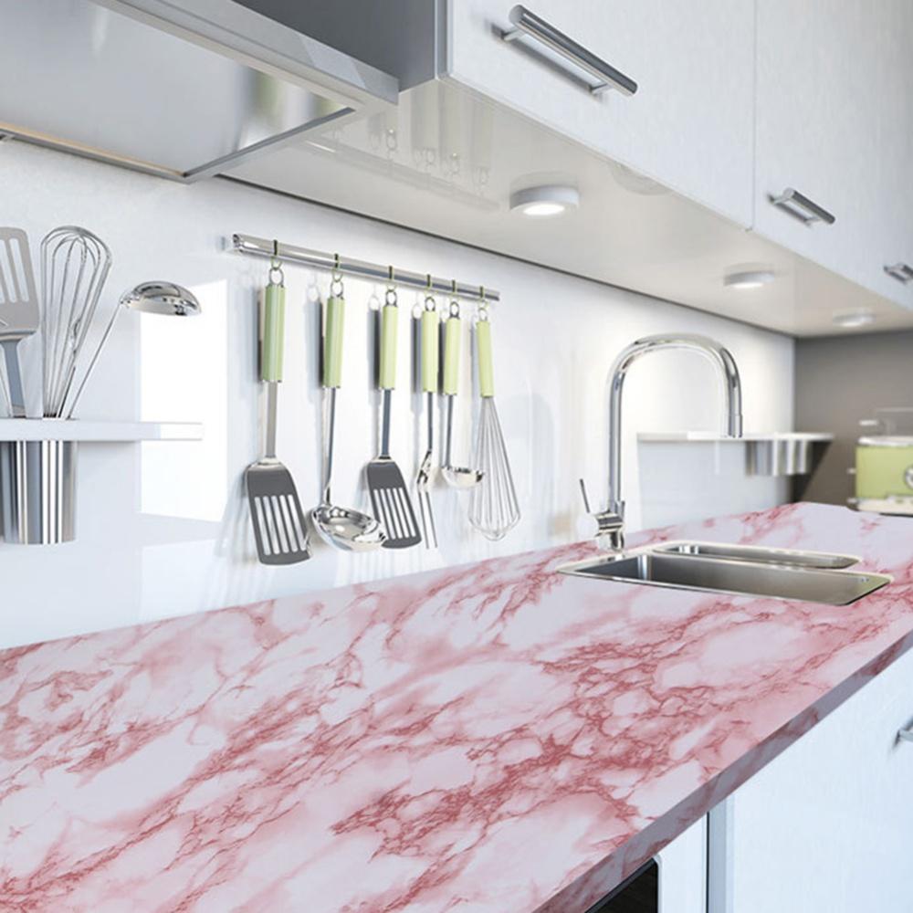 23,6x40 дюймов Мраморная контактная бумага Мраморные обои отшелушивают и приклеивают столешницы, облицовку ящика и мебель, водонепроницаемую самоклеящуюся виниловую пленку