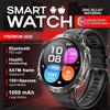 2025 New 1.72" Ultra-large AMOLED Screen Smartwatches Men 1000mAh Battery GPS Track Compass Waterproof Bluetooth Call Bracelets