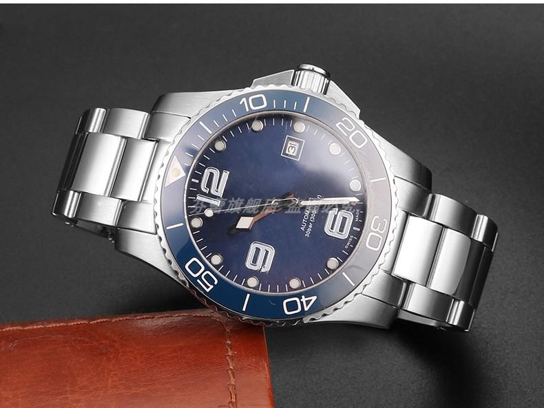 Изогнутый конец Стальная Ремешок Для Longines Concas Master Conquest Hydro Conquest L3.642.4 L3.781.4 Браслет 21ММ Часовой ремешок