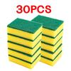 5-30 ШТ. Высокоабсорбирующие двусторонние губчатые мочалки Кухонная губка для чистки ржавчины скребок Губка-скребок для домашнего использования Посуда Миска