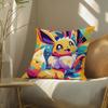 Pokemon Charizard And Blastoise Anime Plush Pillow Cover Soft Short Plush Cushion Cover For Sofa Bedroom Home Decor Gift