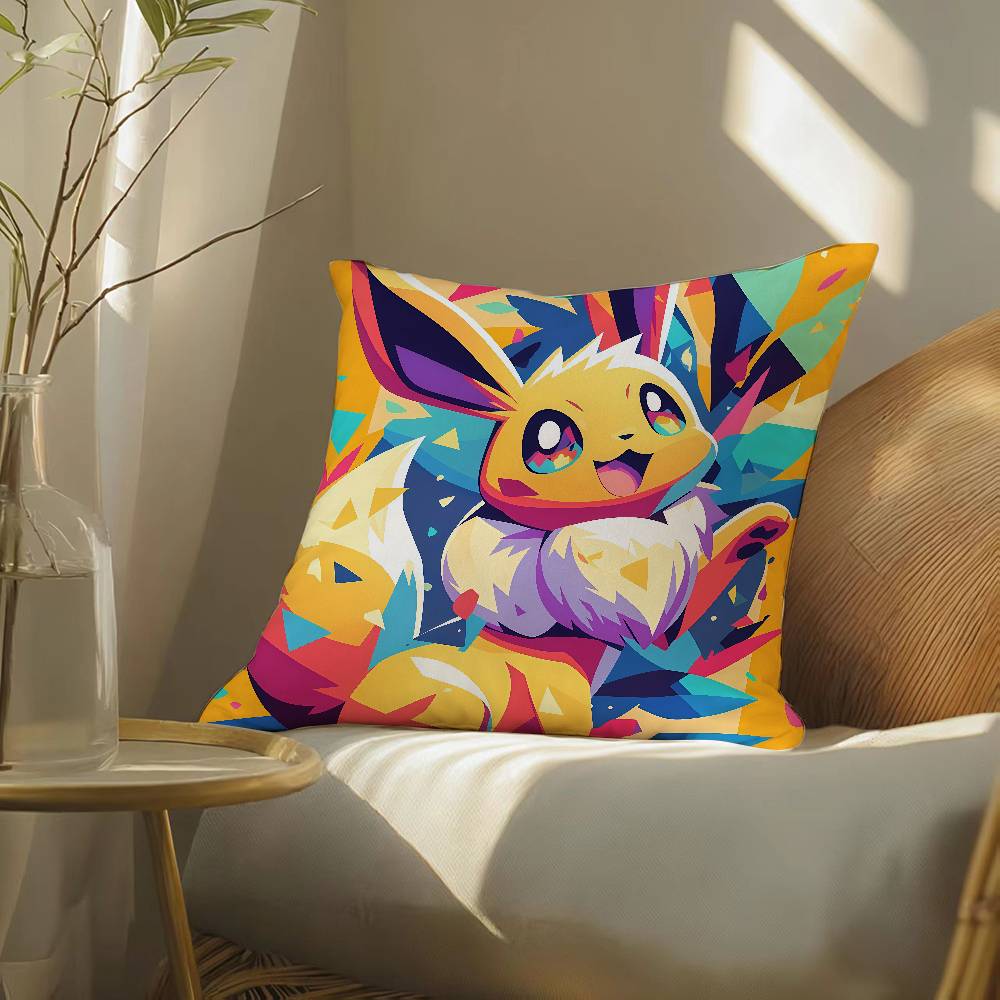 Pokemon Charizard And Blastoise Anime Plush Pillow Cover Soft Short Plush Cushion Cover For Sofa Bedroom Home Decor Gift