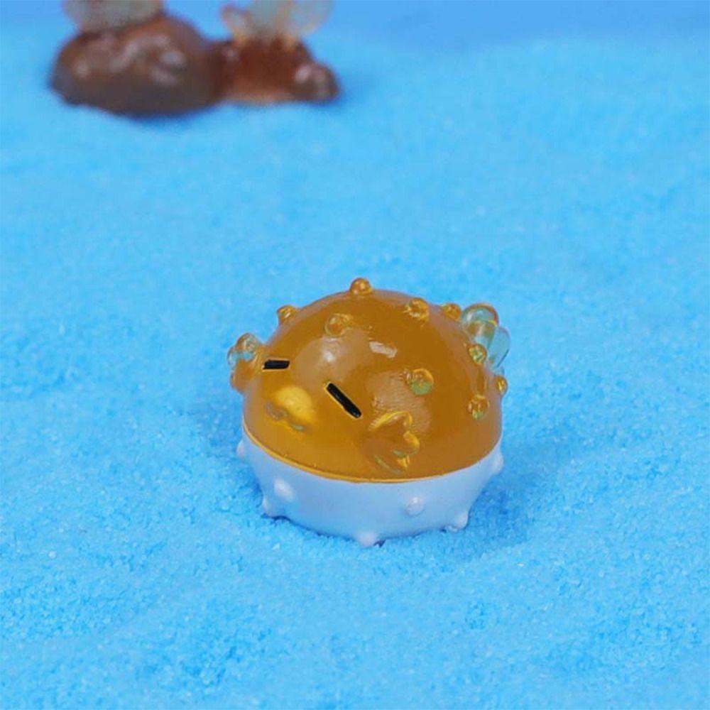 Cartoon Ocean Animal Miniature Figurines Cute Mini Ocean Animal Statue Desk Accessories