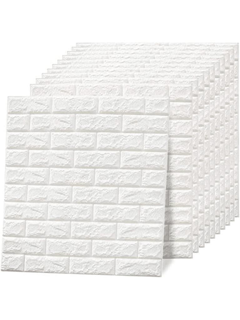 10 шт. 3D стеновые панели самоклеящиеся обои наклейка с самоклеящейся водонепроницаемой пеной для декора внутренних стен ванной комнаты дома