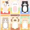 1 Pcs Cute Kawaii Cat Kitty Sticky Notes Sticker Memo Pad Scrapbooking School Office Supply Stationery Gift Bookmark