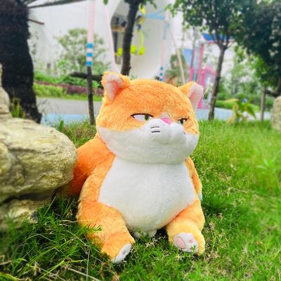 Мультяшный плюшевый игрушечный оранжевый кот, милая ленивая кошка, подушка-игрушка, детская кукла-компаньон, котенок