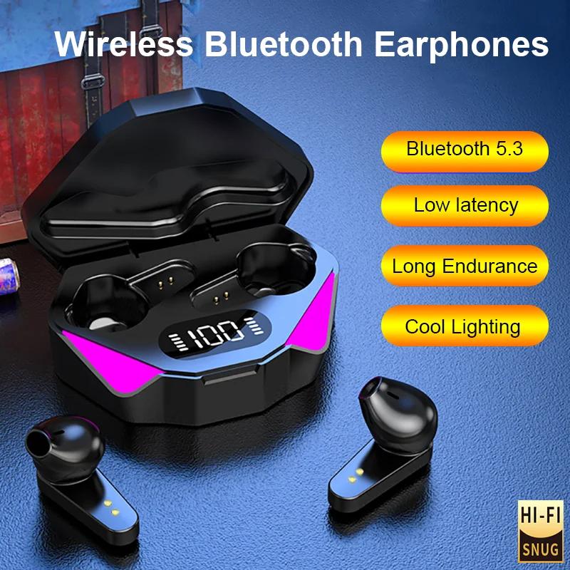 Bluetooth-наушники, беспроводные наушники с микрофоном, низкая задержка TWS X15, стереогарнитура, музыкальные игровые спортивные наушники для Xiaomi iPhone