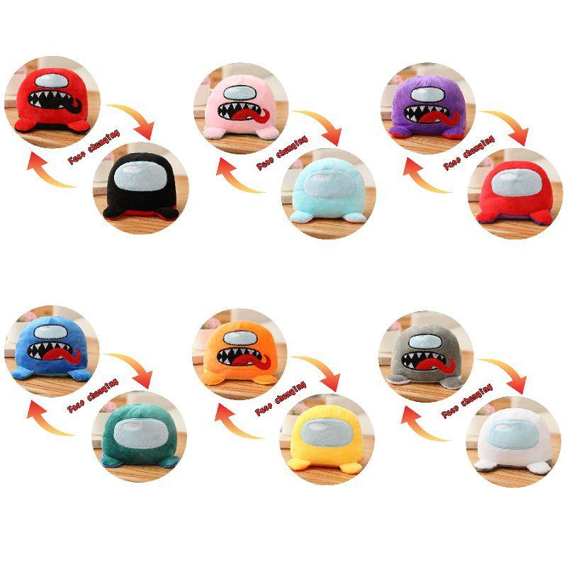 Reversible Side Double Stuffed Toy Kids Kawaii Animal Cute Plush Doll