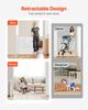 Retractable Baby Gate, 870 mm Tall, Extends up to 2800 mm Wide, Retractable Gate for Kids or Pets, Mesh Material, Easy to Install for Indoor Stairs,