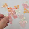 100Pcs Rainbow Paper Confetti Table Scatter Baby Shower Birthday Wedding Decora