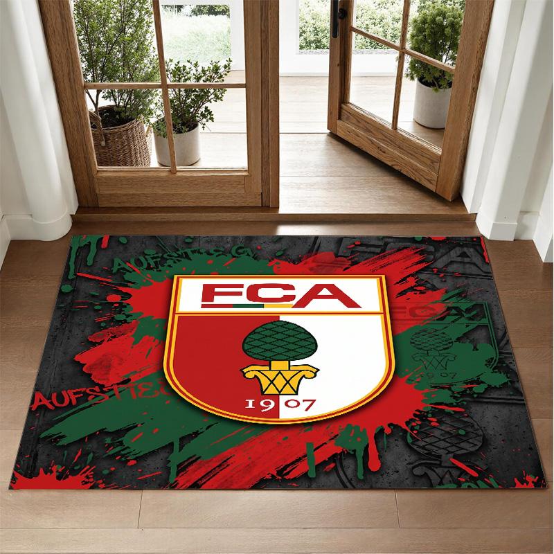 Коврик FC Augsburg FC Design из Кристального Велюра Мягкий Декоративный Коврик для Спальни Входа