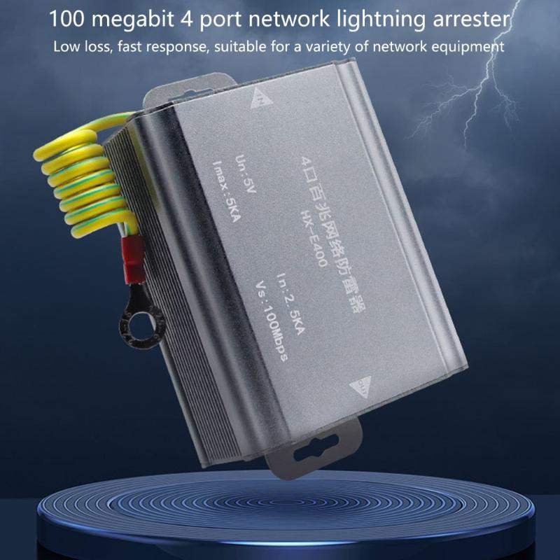 Ethernet Защита от перенапряжения POE Сетевой разрядник Сетевой подавитель перенапряжения Быстрое реагирование и высокая пропускная способность по перенапряжению