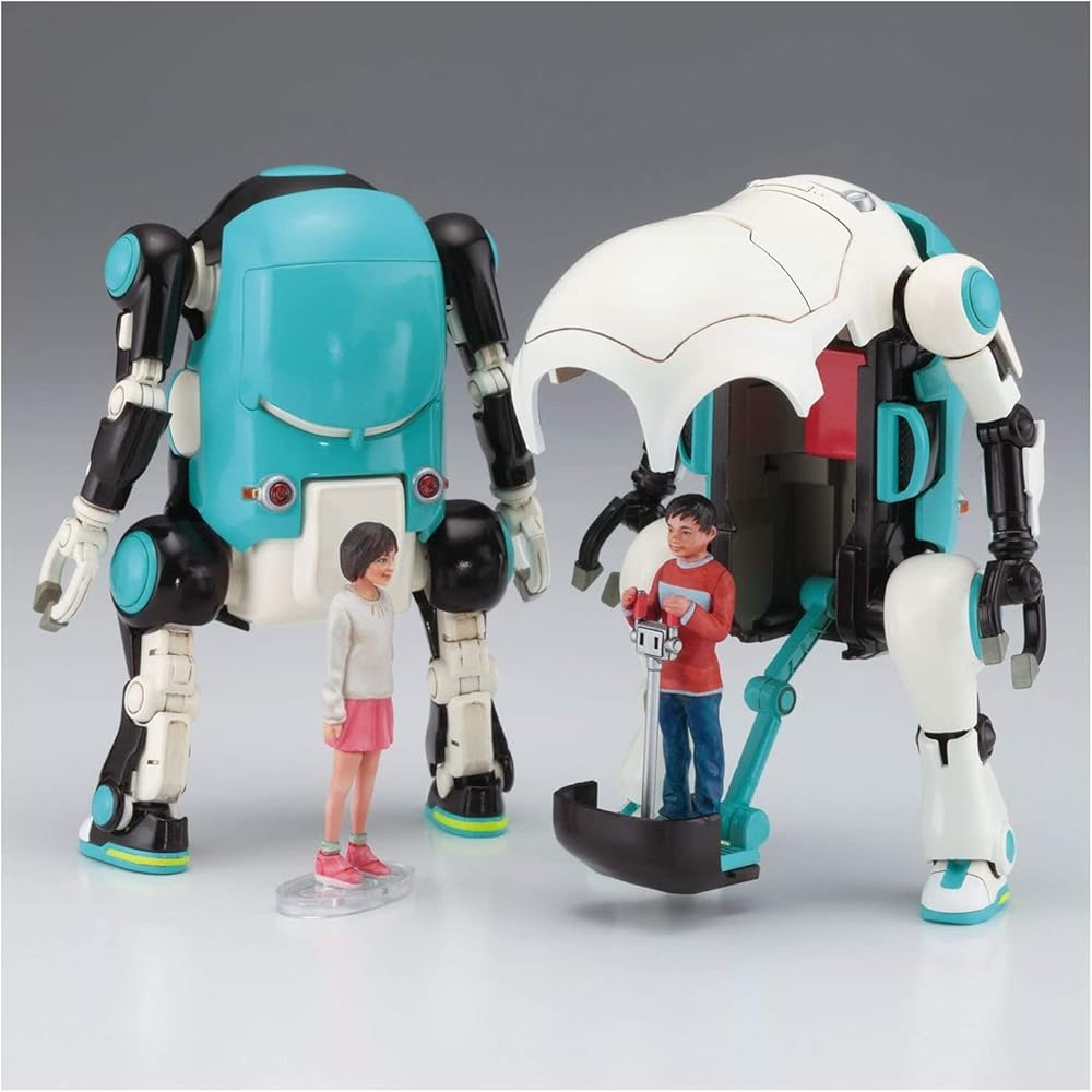 Серия Hasegawa Creator Works Mecatros WeGo №02 Молоко и Какао Масштаб 1/35 Пластиковая Модель