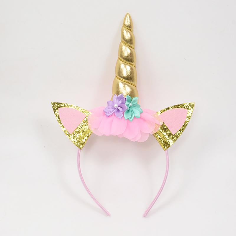 Радужный единорог, крылья ангела, повязка на голову для девочек, тематика единорога, украшения для дня рождения, детский подарок, реквизит для косплея феи