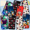 Чехол для Samsung Galaxy S25 S24 S23 iPhone 16 15 Xiaomi Redmi Note 14 13 12 16E 11 Pro Max OPPO Moto Huawei Anime Merry Christmas Mickey Minnie Cover
