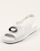 Sandals with Soft Soles 35823 36 White Leather