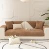 Warm Plush Sofa Covers Slipcovers Sofa Towel Winter Warm Non -Slip Couch Cover For Living Room Sofa