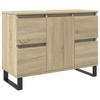 Bathroom Cabinet Sonoma Oak 80x33x60 cm Particleboard
