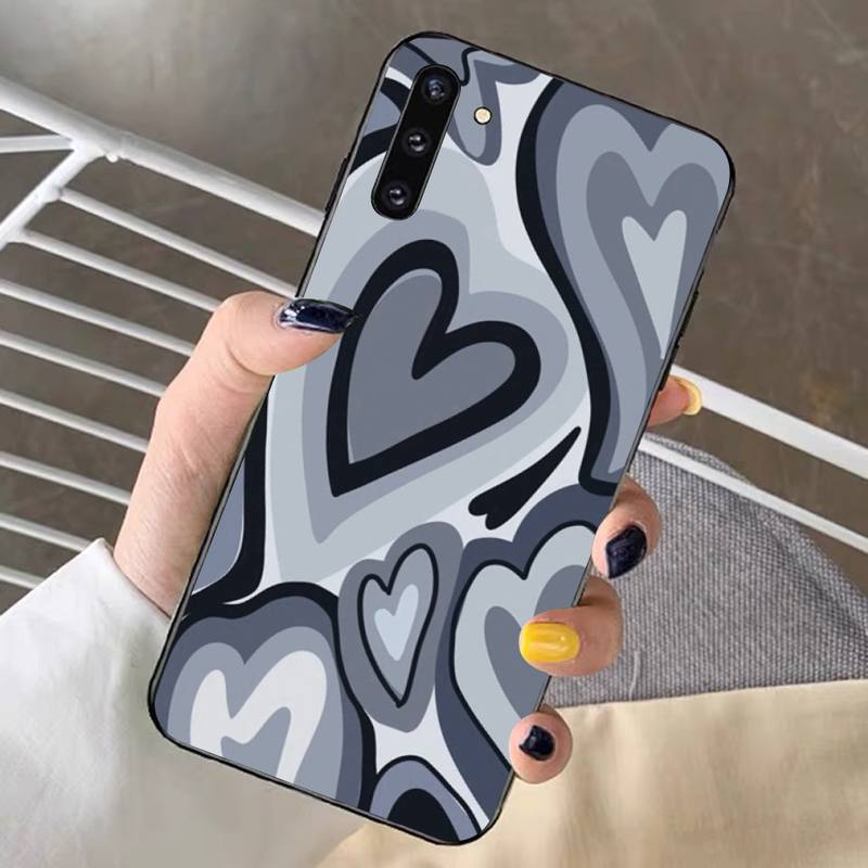 Чехол для телефона с сердечком для Samsung Note 5 7 8 9 10 20 pro plus lite ultra A21 12 72