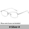 Ultra-Lightweight Small Square Frame Titanium Eyeglass Frames Women'S Ins Style Luxury Brand Designer Popular Glasses Frames