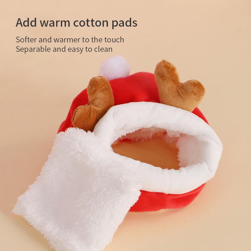 Клетка для хомяка Мягкая теплая кровать Гамак для домашних животных Крыса Свинья Белка Зимний домик Бархатное гнездо Теплая кровать для сна Мелкие товары для домашних животных