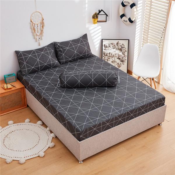 3 шт. простыня с 2 шт. наволочками, наматрасниками, простынями с принтом, хлопковыми дышащими простынями, постельными принадлежностями