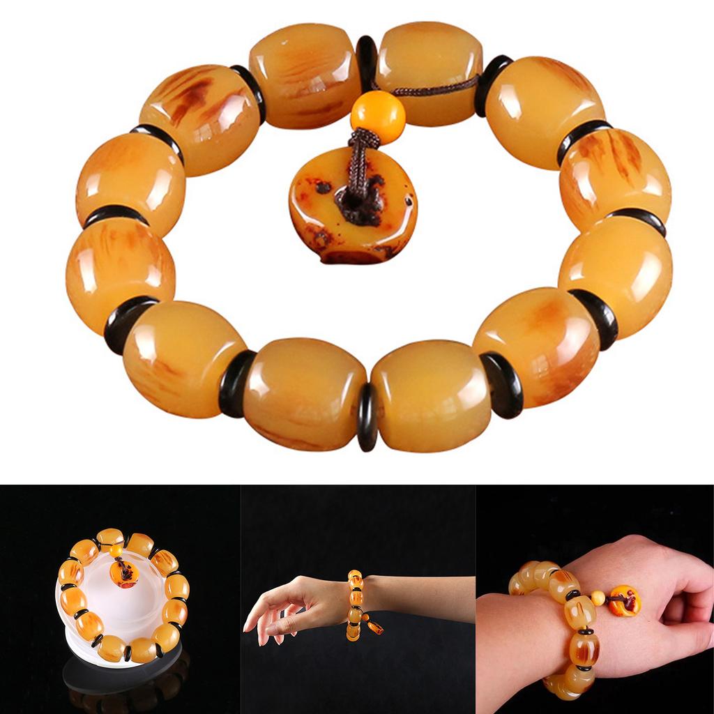 Эластичная цепочка на запястье, натуральный буддийский молитвенный браслет с четками для медитации и мира, ювелирные изделия ручной работы, религиозный подарок