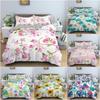 Beautiful Floral Flowers Bedding Set Luxury Soft Duvet Cover Set 3D Printed Quilt Cover For Bedroom King Twin Home Decor