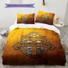 Toronto FC Pattern Bedding Quilt Set  Home Decoration  Gift (1 * duvet cover + 2 * pillowcase  without core)